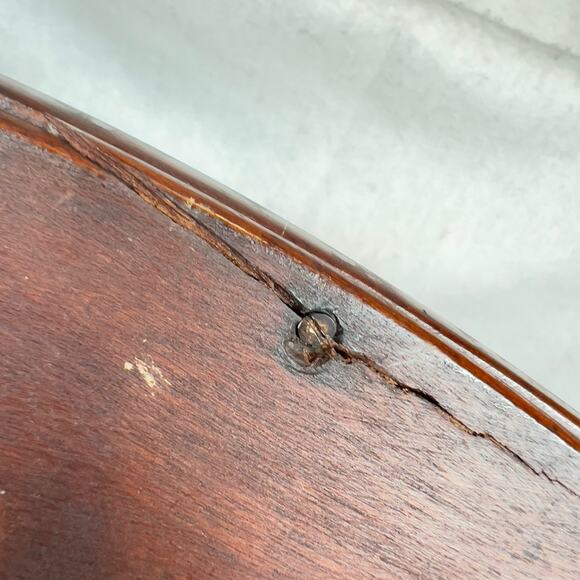 Vintage Iridescent Real Butterfly Wing Artwork Brazil Wood Tray Rio De Janeiro - Picture 4 of 12